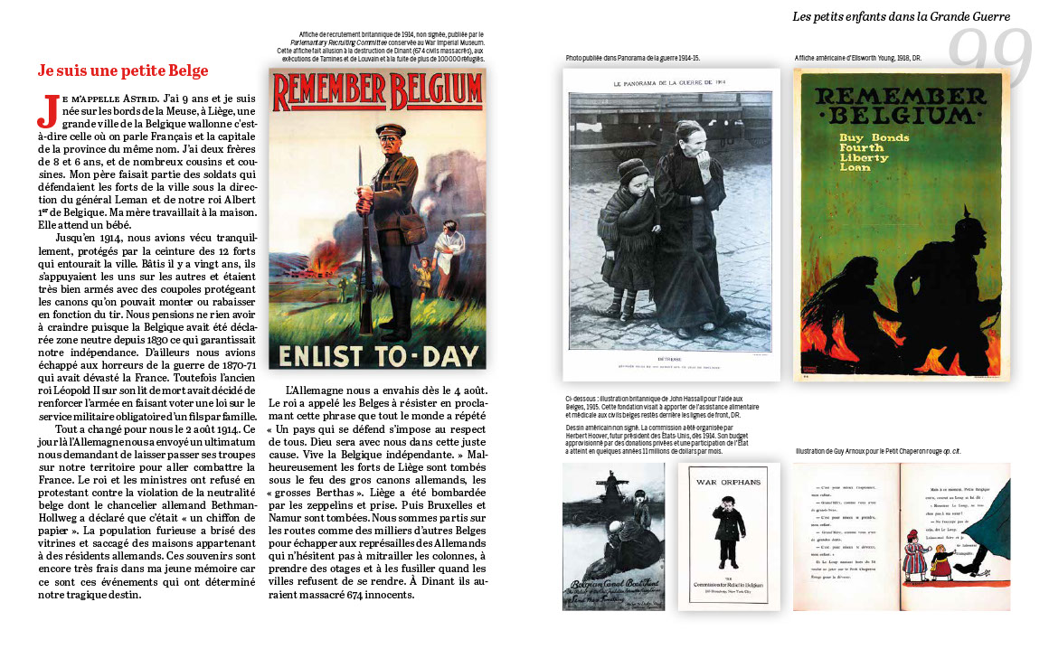 Beau livre- Les Petits enfants dans la grande guerre