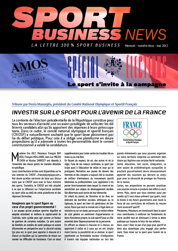 Newsletter : Sport Business News