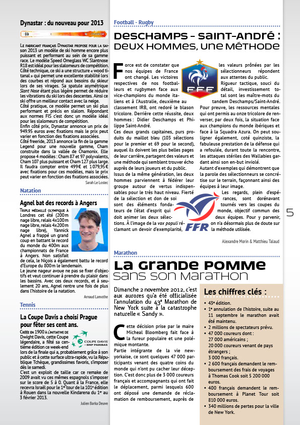 Newsletter : Sport Business News