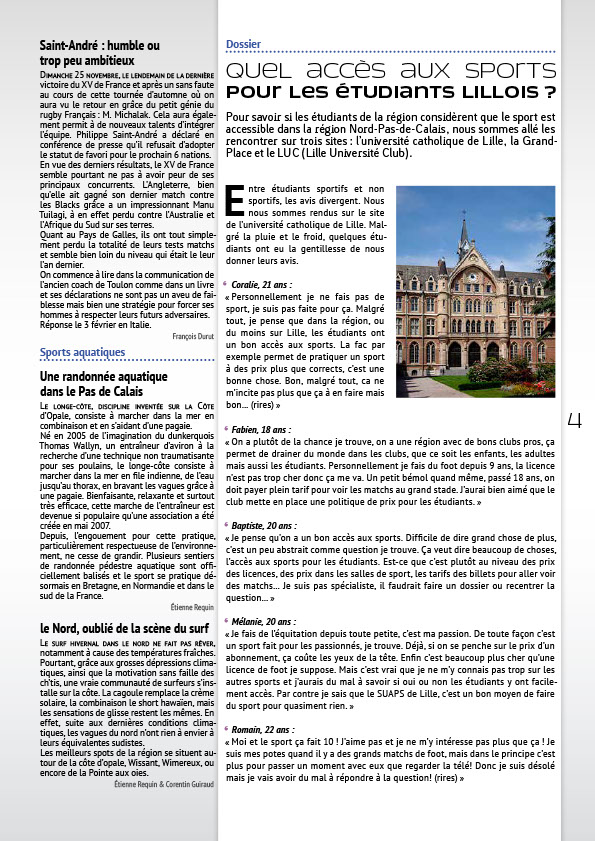 Newsletter : Sport Business News