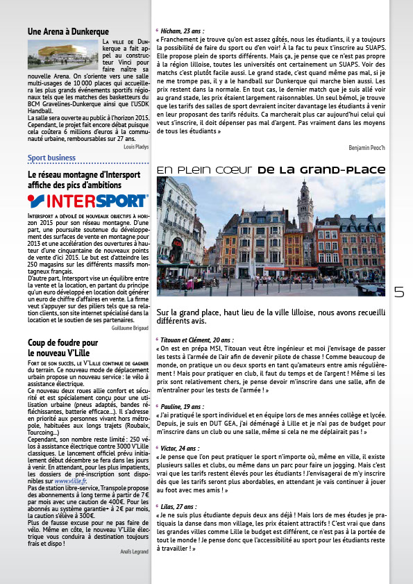 Newsletter : Sport Business News